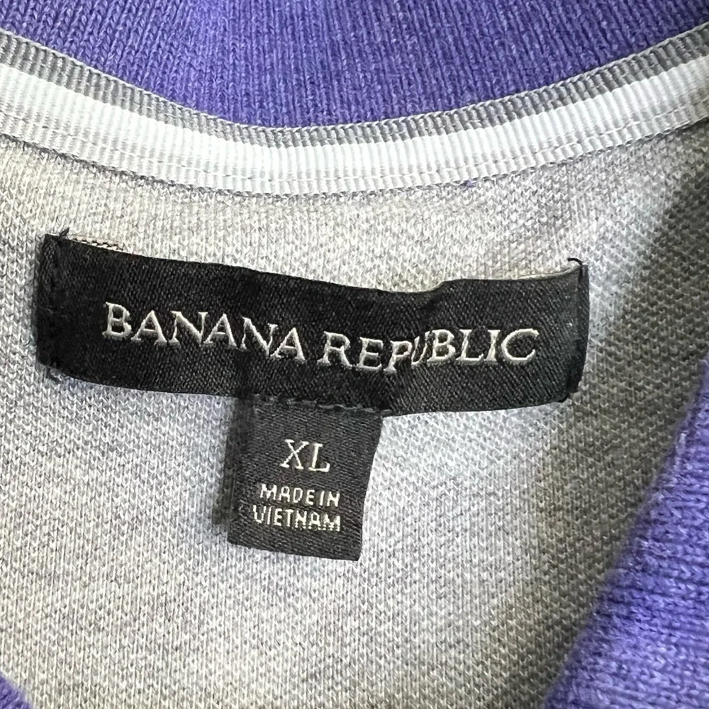 Banana Republic Men’s polo shirt - Purple - Size XL